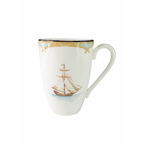 Lenox Other - Lenox Microsafe British Sailboat Colonial Tradewind Coffee Mug Cup USA 14 Oz EUC
